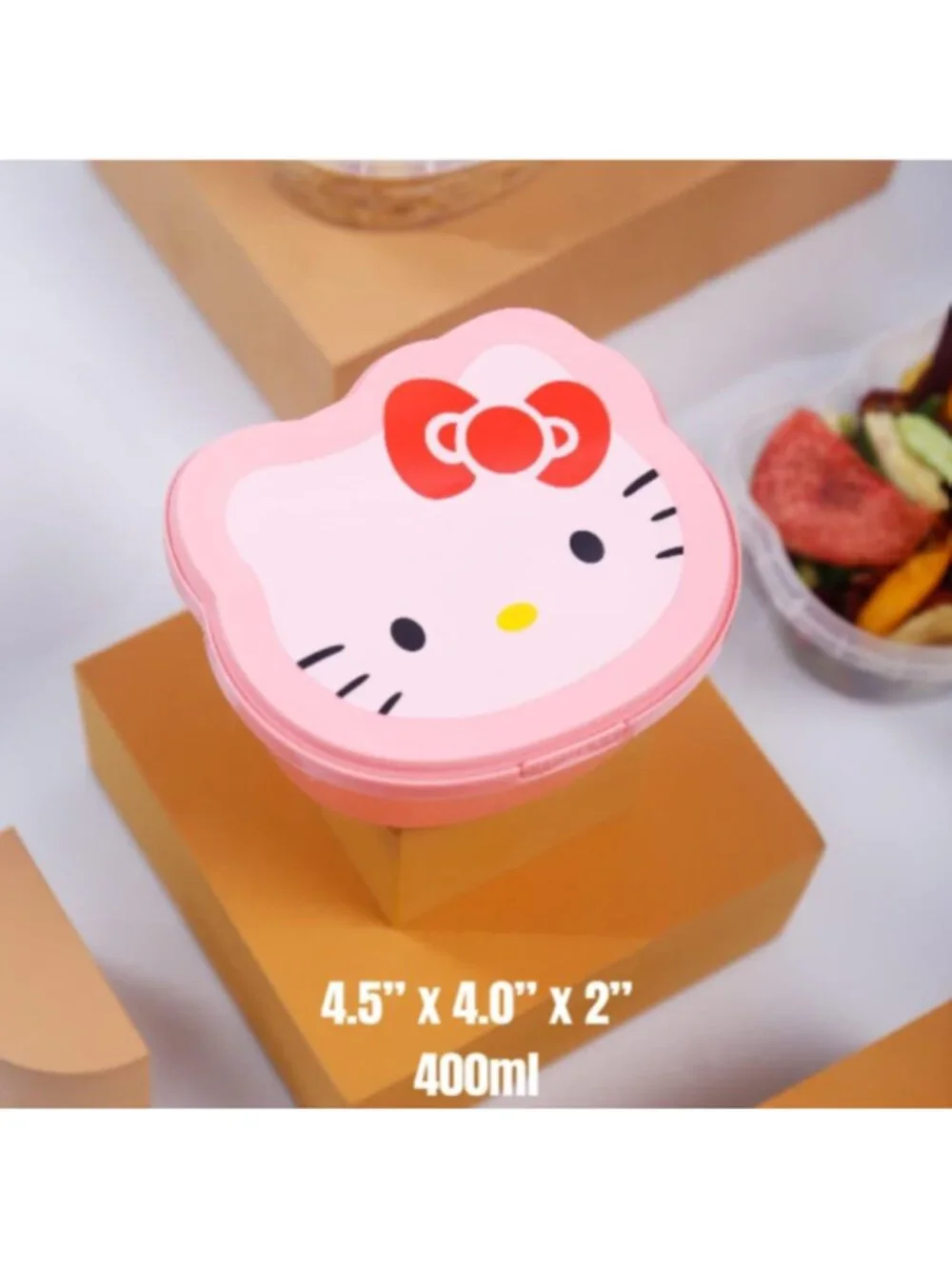 Adorable Hello Kitty Bento Box Set – 2pcs Leak-Proof Food Container with Lid